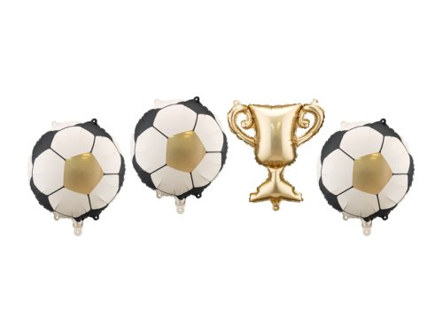 Foil Balloons for Garlands Trophy with Balls, 33x33 cm and 34 cm, mix (1 pkt / 4 pc.) Foil Balloons for Garlands Trophy with Balls, 33x33 cm and 34 cm, mix (1 pkt / 4 pc.)