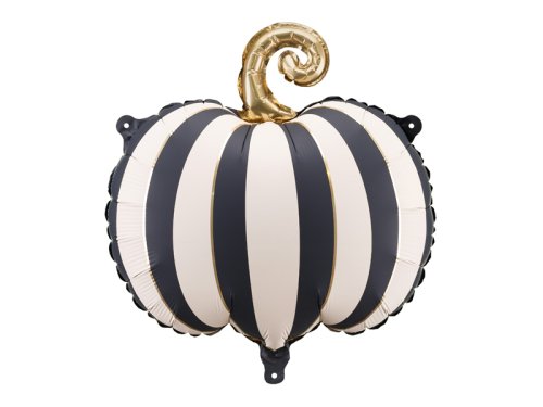 Foil Balloon Striped Pumpkin, 39x38 cm, mix Foil Balloon Striped Pumpkin, 39x38 cm, mix