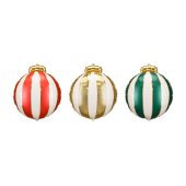 Foil Balloons Christmas Baubles, 42x46cm, mix (1 pkt / 3 pc.)