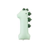 Foil balloon Number ''1'' Dinosaur, 92cm, mix