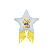 Foil balloon Star with tassels Minions, 72x72 cm, mix