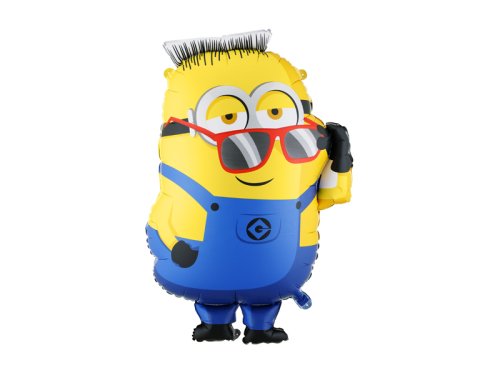 Foil balloon Minion Ron, 53x79 cm, mix