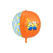 Foil balloon Ball with Minions, 75 cm, mix