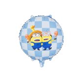 Foil balloon tablet Minions, 35x35 cm, mix