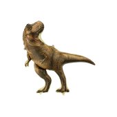 Foil balloon Jurassic World T-Rex, 92x98 cm, brown