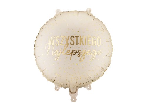 Foil balloon tablet ''Wszystkiego Najlepszego'', 35x35 cm, mix