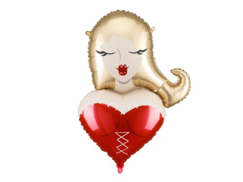Foil balloon Girl, 57x74.5 cm, mix Foil balloon Girl, 57x74.5 cm, mix