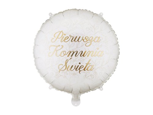 Foil balloon tablet ''Pierwsza komunia święta'', 35x35 cm, mix Foil balloon tablet ''Pierwsza komunia święta'', 35x35 cm, mix