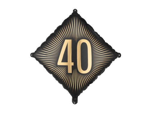 Foil Balloon ''40'', 46x46 cm, mix Foil Balloon ''40'', 46x46 cm, mix