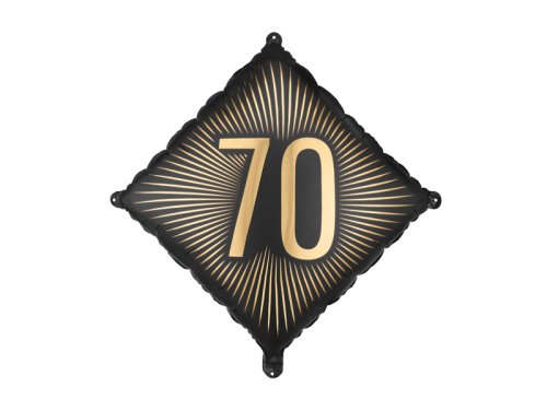 Foil Balloon ''70'', 46x46 cm, mix Foil Balloon ''70'', 46x46 cm, mix