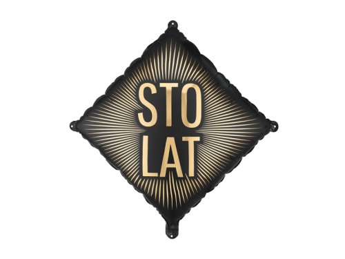 Foil Balloon ''Sto lat'', 46x46 cm, mix Foil Balloon ''Sto lat'', 46x46 cm, mix