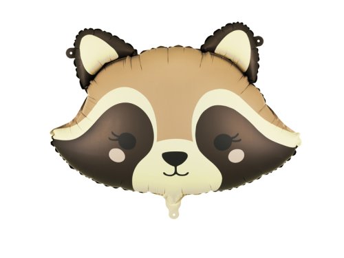 Foil balloon Raccoon, 59x39 cm, mix Foil balloon Raccoon, 59x39 cm, mix