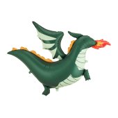 Foil balloon Dragon, 120x90 cm, mix