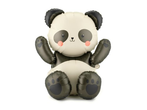 Foil balloon Panda, 68x72 cm, mix