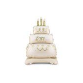 Standing foil balloon Cake, 70x100 cm, mix