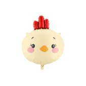Foil balloon Chicken, 51x59 cm, mix
