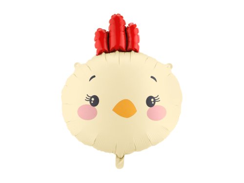Foil balloon Chicken, 51x59 cm, mix Foil balloon Chicken, 51x59 cm, mix