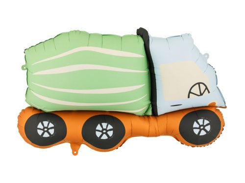 Foil balloon Concrete Mixer, 81x48 cm, mix Foil balloon Concrete Mixer, 81x48 cm, mix