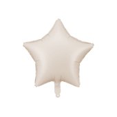 Foil Balloon Star, 48cm, light warm grey
