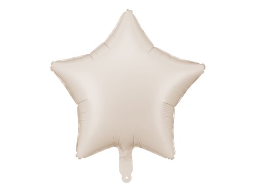 Foil Balloon Star, 48cm, light warm grey Foil Balloon Star, 48cm, light warm grey