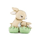 Standing foil balloon Bunnies, 51x60 cm, mix