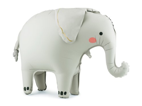 Standing foil balloon Elephant, 91x61 cm, mix Standing foil balloon Elephant, 91x61 cm, mix