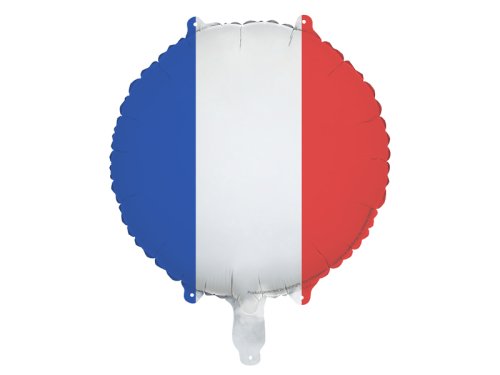 Foil balloon French Flag, 35 cm, mix Foil balloon French Flag, 35 cm, mix