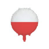 Foil balloon Polish Flag, 35 cm, mix