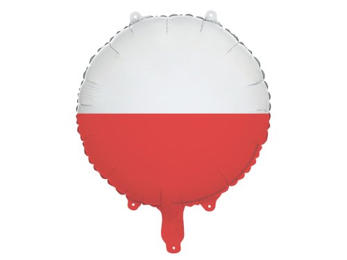 Foil balloon Polish Flag, 35 cm, mix Foil balloon Polish Flag, 35 cm, mix