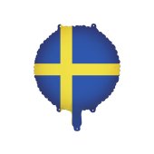 Foil balloon Swedish Flag, 35 cm, mix