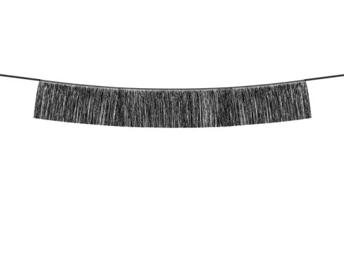 Fringe garland, black Fringe garland, black