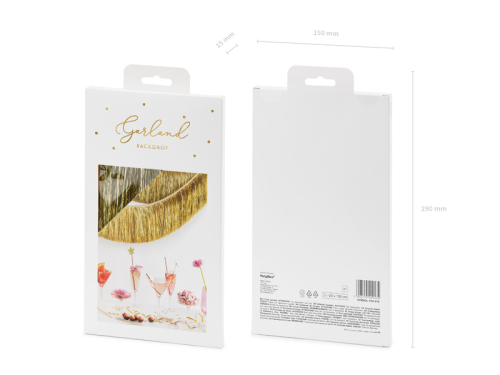 Fringe garland, gold Fringe garland, gold
