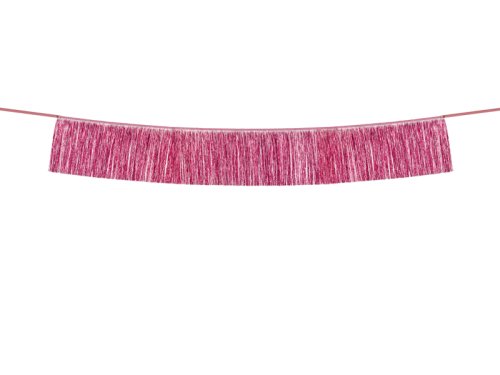 Fringe garland, pink Fringe garland, pink