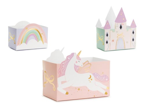 Castle and Unicorns snack boxes, mix (1 pkt / 6 pc.) Castle and Unicorns snack boxes, mix (1 pkt / 6 pc.)