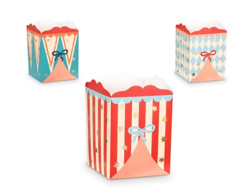 Circus Snack Boxes, mix (1 pkt / 6 pc.) Circus Snack Boxes, mix (1 pkt / 6 pc.)