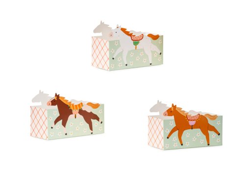 Snack boxes Horses, mix (1 pkt / 3 pc.) Snack boxes Horses, mix (1 pkt / 3 pc.)