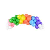 Balloon garland - Rainbow, 200cm (1 pkt / 60 pc.)