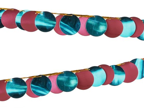 Metallic Garland Circles, color mix, 2.2 m Metallic Garland Circles, color mix, 2.2 m