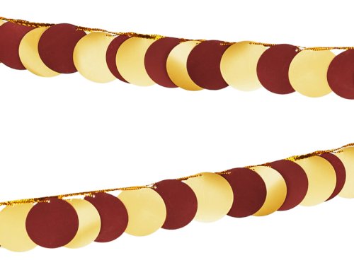 Metallic Garland Circles, color mix, 2.2 m Metallic Garland Circles, color mix, 2.2 m
