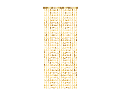Backdrop - Christmas trees, gold, 100x245cm Backdrop - Christmas trees, gold, 100x245cm