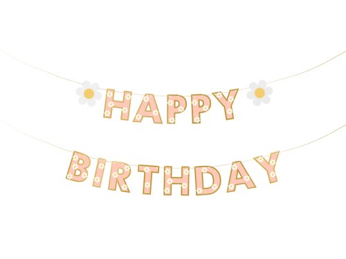 Banner Happy Birthday, mix, 200x14.5 cm Banner Happy Birthday, mix, 200x14.5 cm