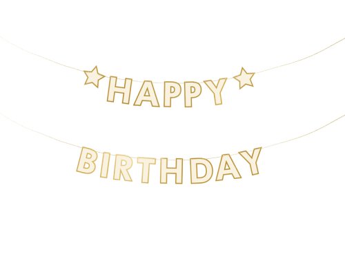 Banner Happy Birthday mix, 220x14.5 cm Banner Happy Birthday mix, 220x14.5 cm