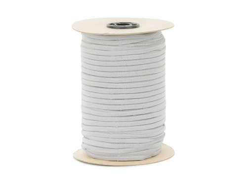 Flat elastic band, light grey, 200 lm (1 pc. / 200 lm)