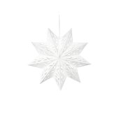 Paper star, 50 cm, white