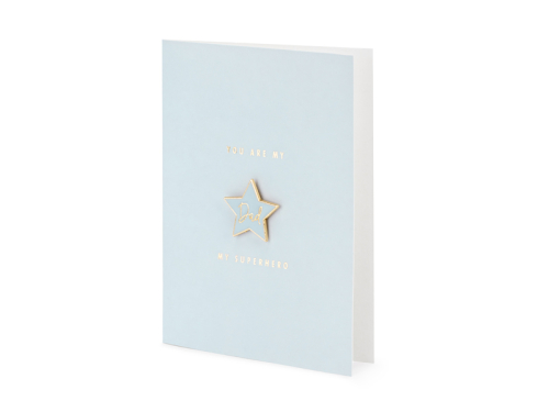 Card with enamel pin Dad, 10.5x14.8cm Card with enamel pin Dad, 10.5x14.8cm