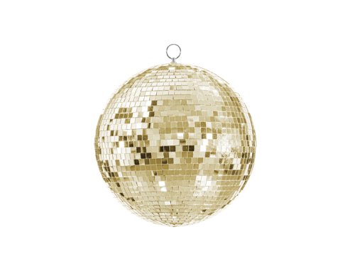 Hanging decoration Disco ball, gold, 30 cm Hanging decoration Disco ball, gold, 30 cm