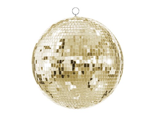 Hanging decoration Disco ball, gold, 40 cm Hanging decoration Disco ball, gold, 40 cm