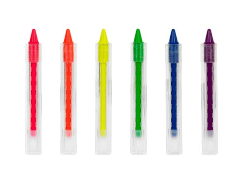 UV Glow Face Paint Crayons (1 pkt / 6 pc.) UV Glow Face Paint Crayons (1 pkt / 6 pc.)