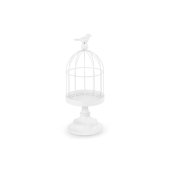 Decorative bird cage, 27.5 cm, white