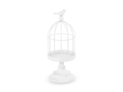 Decorative bird cage, 27.5 cm, white